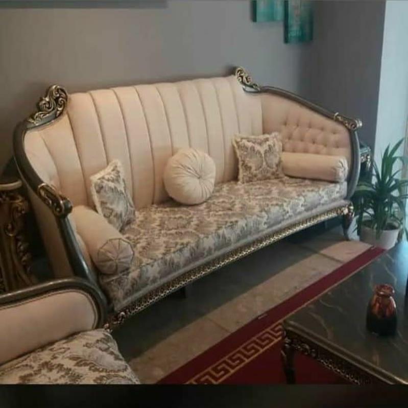 مبل مدل لیندا ست ۷نفره هراه میزوعسلی