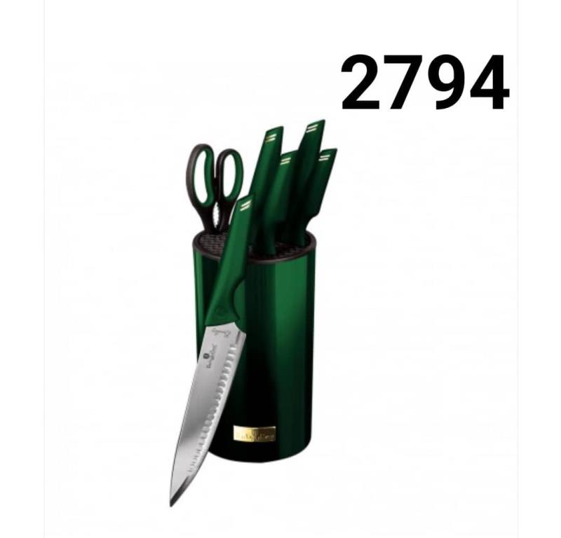 ست چاقو آشپزخانه برلینگر هاوس با پایه مدل 2794