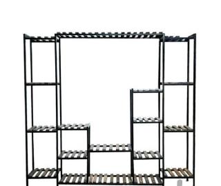 استند ویترین جای گلدان فلزی