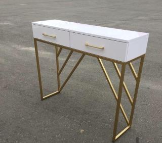 کنسول و میز آرایشی مدرن فلزی ( 90 سانتی )