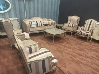 مبل راحتی ست هفت نفره مدل کوئین فرانسوی