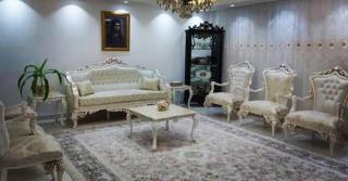 مبل 7نفره مدل دفینه بامیز و عسلی تمام چوب راش