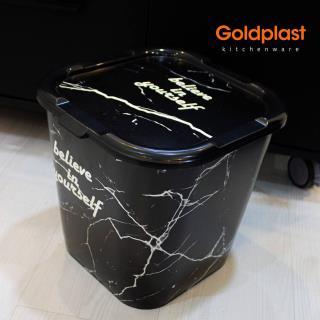 سطل مربع درب دار چاپ دار