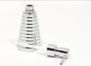 جا مایع مخروطی کوتاه کروم