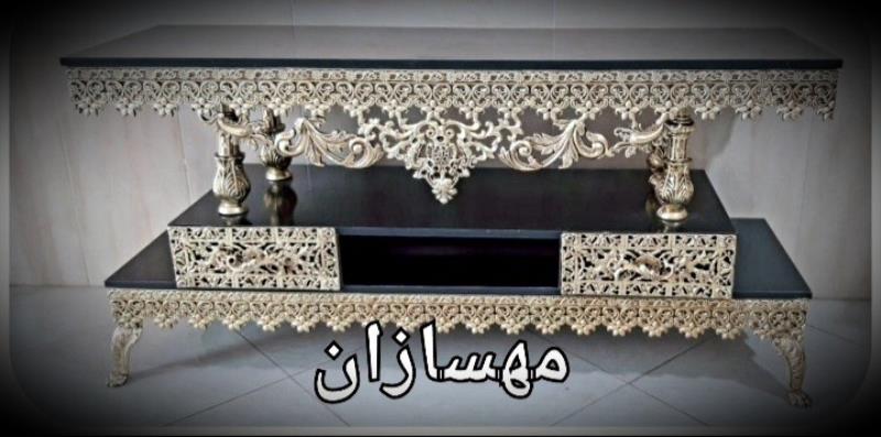 میز تلویزیون نوع جنس آلمینیوم سایز 140 در طرحهای مختلف