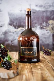 بطری قهوه ای مارال