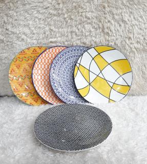 بشقاب طرحدار مدل سرامیکی