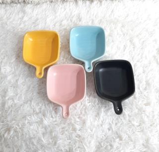 مزه خوری دسته دار مربع سرامیکی