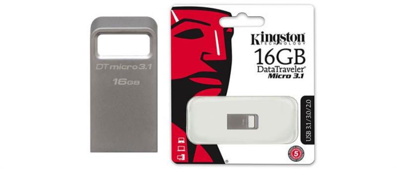 فلش مموری کینگستون DataTraveler Micro 16GB USB 3.1