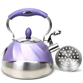 کتری و قوری سوتی طرح موجی رنگی