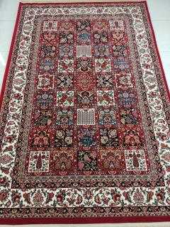 فرش ماشینی 6 متری رنگ لاکی