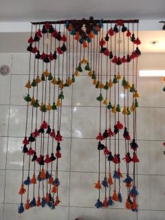 سردری آویز مدل نخ پشمی