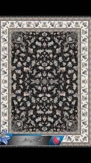 فرش ماشینی 9 متری گیلدا 700 شانه (سرمه ای)