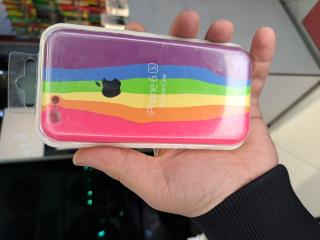 قاب سلیکونی مدل رنگین کمانی 100 اورجینال