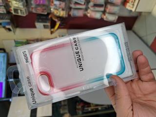 قاب آیفون 7 پشت شفاف دو رنگ