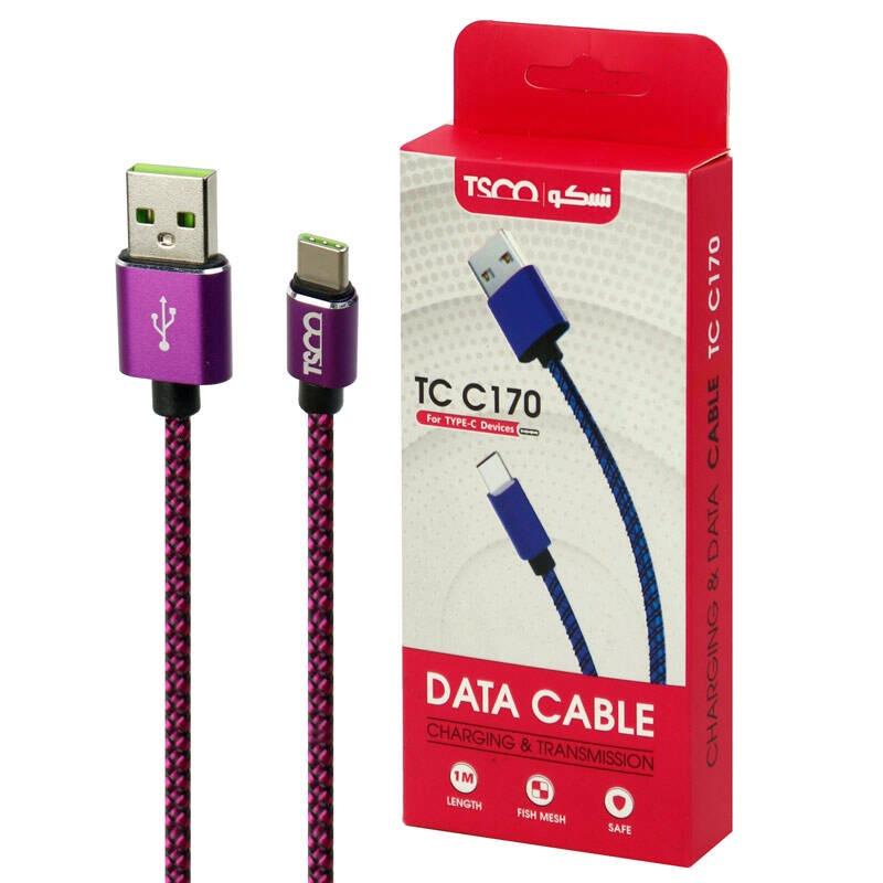 کابل تایپ سی TSCO TC C170 یک متری
