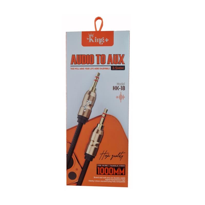 کابل AUX کینگ پلاس مدل HK-18