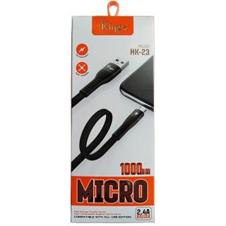 کابل شارژ microUSB کینگ پلاس مدل HK-23