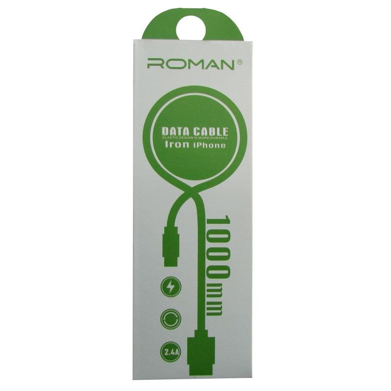 کابل تبدیل USB به لایتنینگ رومن مدل ron1 طول 1 متر