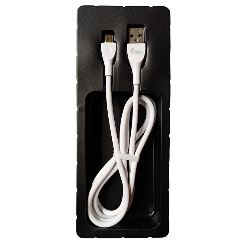 کابل تبدیل USB به microUSB کینگ پلاس مدل HK-02