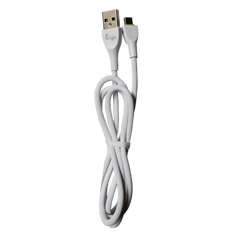 کابل تبدیل USB به microUSB کینگ پلاس مدل HK-02