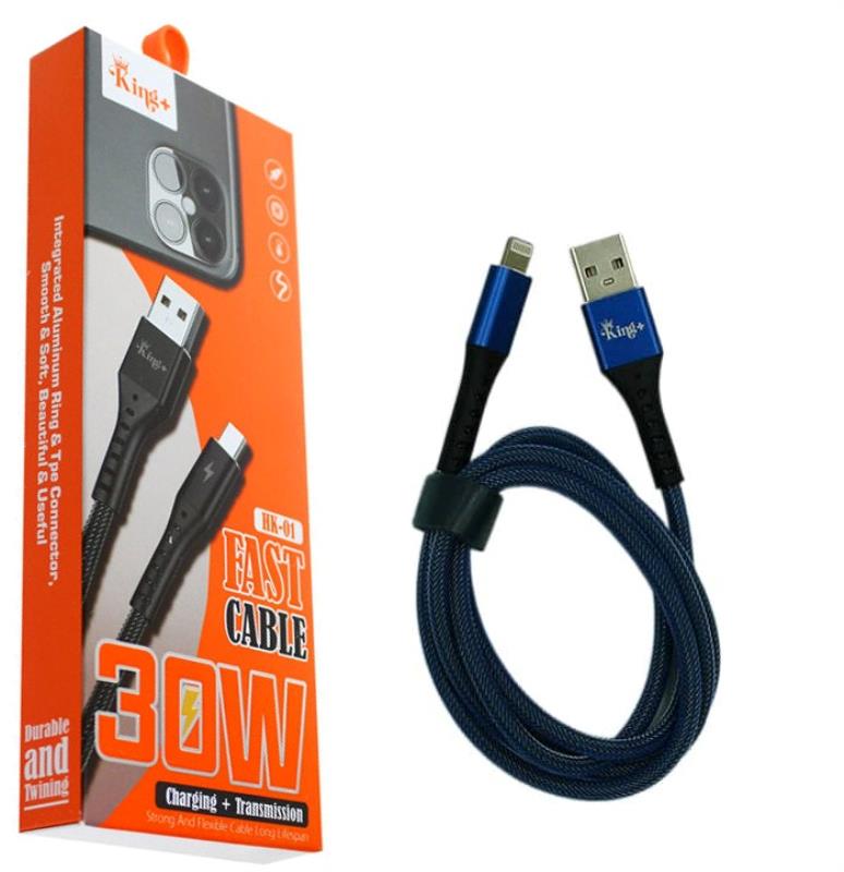 کابل تبدیل USB به لایتنینگ کینگ پلاس مدل HK-01