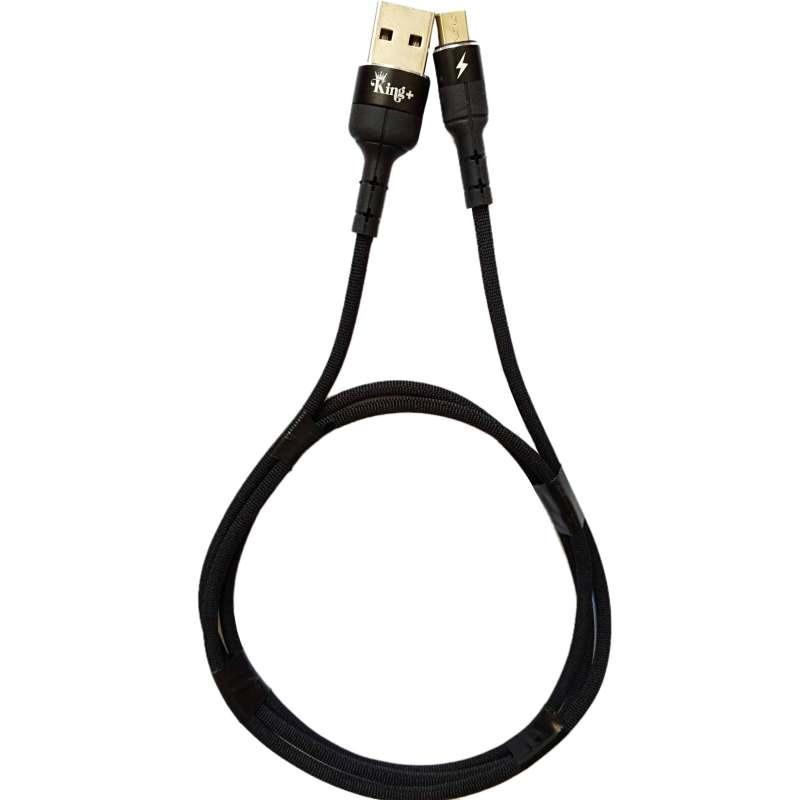 کابل تبدیل USB به MicroUSB کینگ پلاس مدل HK-03