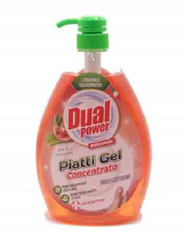 مایع ظرفشویی Dual Power مدل Piatti Gel Agrumi