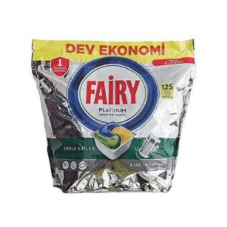 قرص ماشین ظرف شویی فیری مدل پلاتینیوم بسته 125 عددی