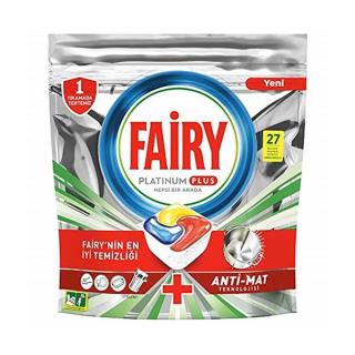 قرص ماشین ظرفشویی فیری پلاتینیوم پلاس بسته 27 عددی