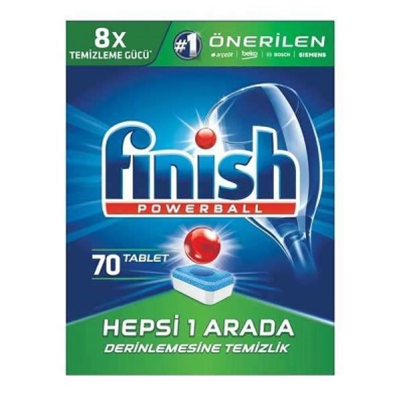 قرص ماشین ظرفشویی فینیش پاوربال 70عددی Finish Powerball