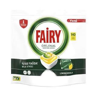 قرص ماشین ظرفشویی همه کاره فیری fairy سری orginal بسته 140 عددی