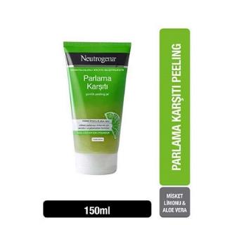 ژل اسکراب نوتروژینا حاوی عصاره لیمو و آلوئه ورا حجم 150 میلی لیتر