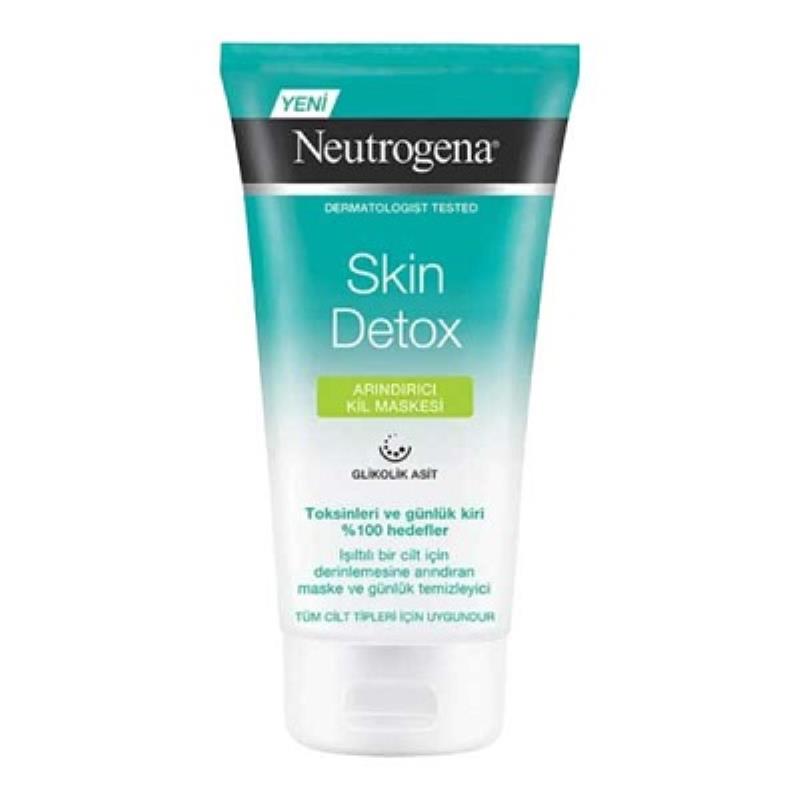 ماسک صورت خاک رس نوتروژینا مدل SKIN DETOX