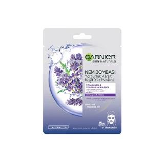 ماسک صورت ورقه ای بمب آبرسان گارنیه مدل Lavender بسته تک عددی