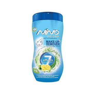 دستمال مرطوب پاک کننده آرایش نینو 70 عددی