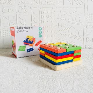 پایه شناخت اشکال چوبی پازلی