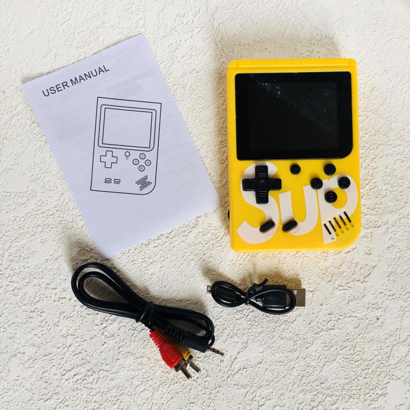 کنسول بازی قابل حمل ساپ گیم باکس مدل Plus 400 (زرد)
