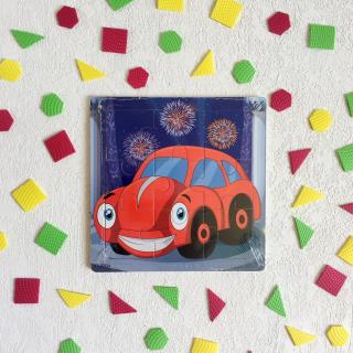 پازل چوبی 9 تکه (وسایل نقلیه)