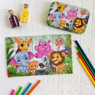 پازل 60 تکه حیوانات جنگل 1