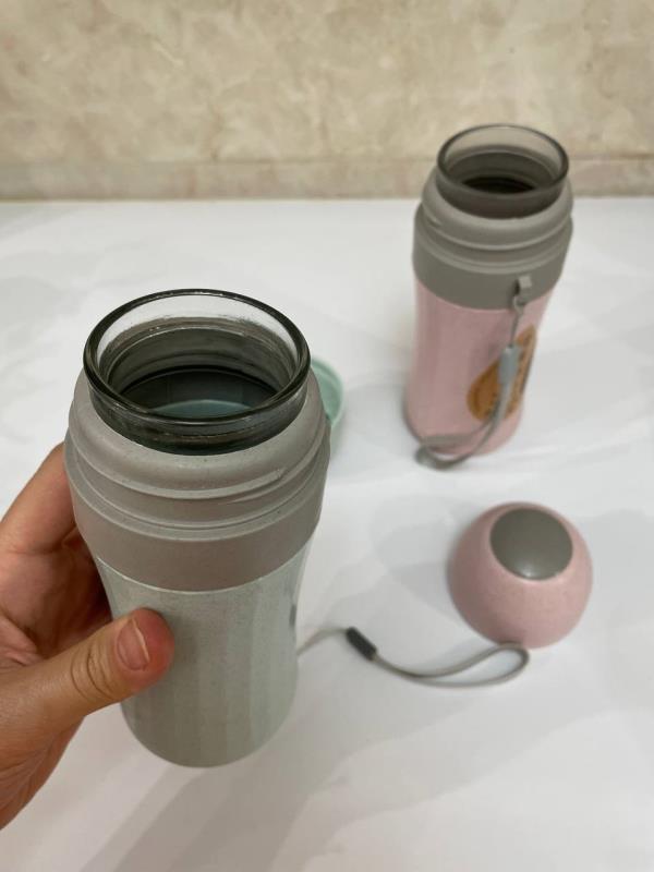 عکس محصول قمقمه شیشه ای  بدون  مواد BPA