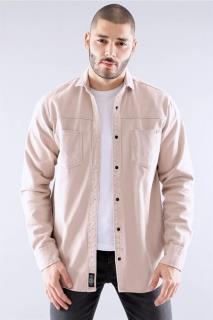 پیراهن جین دو جیب مردانه دنفا مودا گاباردین DF_21KEMNYXC310