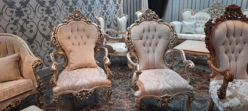 مبل کلاسیک ست 7 نفره مدل اریا