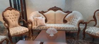 مبل کلاسیک ست 7 نفره مدل تک گل