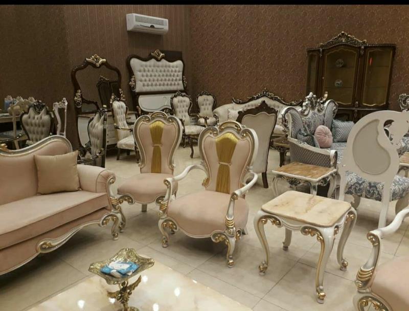 مبل کلاسیک ست 9 نفره مدل روما
