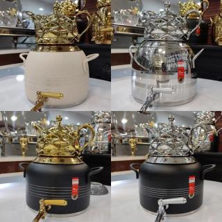 کتری قوری استیل طرح ترک 5 لیتری