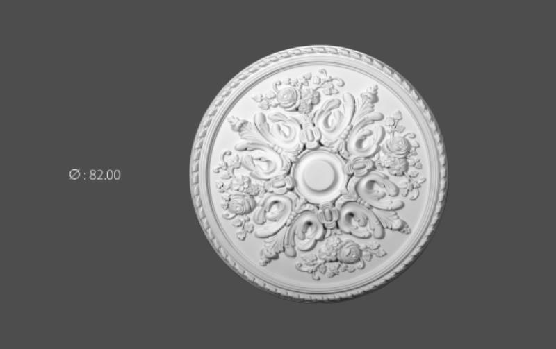 گل سقف پلی یورتان کد R-004