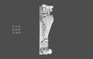 براکت و کربل پیش ساخته پلی یورتان کد S-501