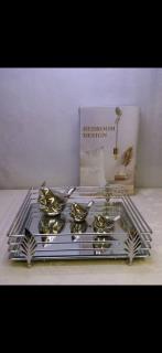 سینی مربع مدل نرگس