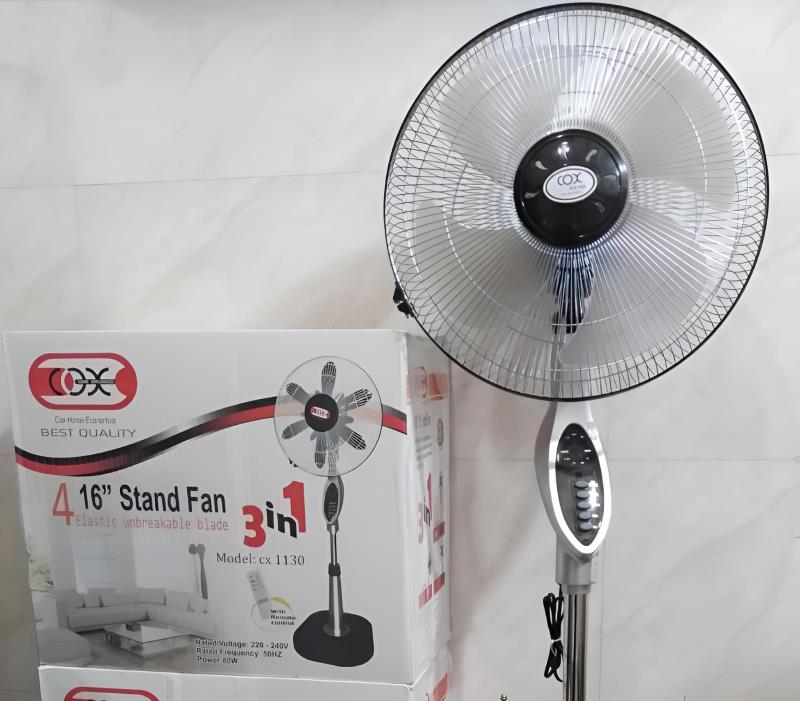 پنکه سه منظوره کاکس Cox مدل  CX1130 کنترل دار با ضمانت